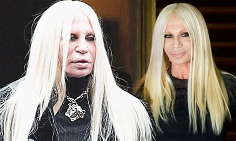 donatella versace rehab|donatella versace without make up.